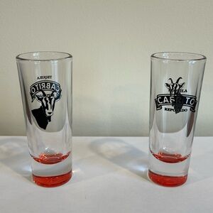 Cabrito Tequila Shot Glass Set of 2